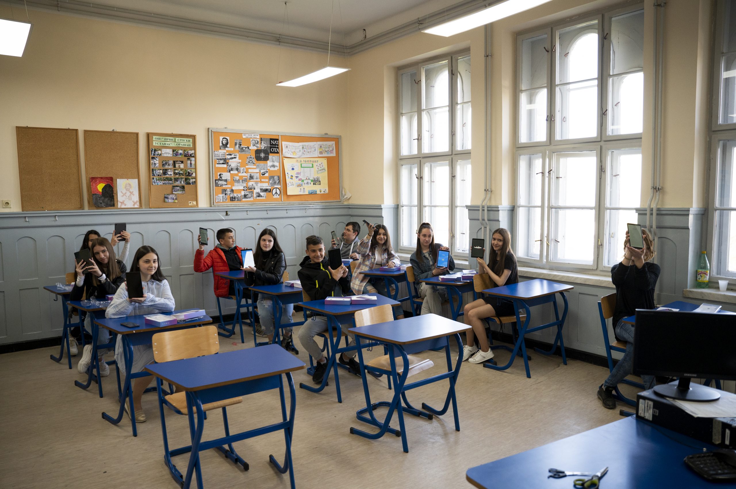 Tablets Donated to Primary School “Prvi srpski ustanak” in Orašac